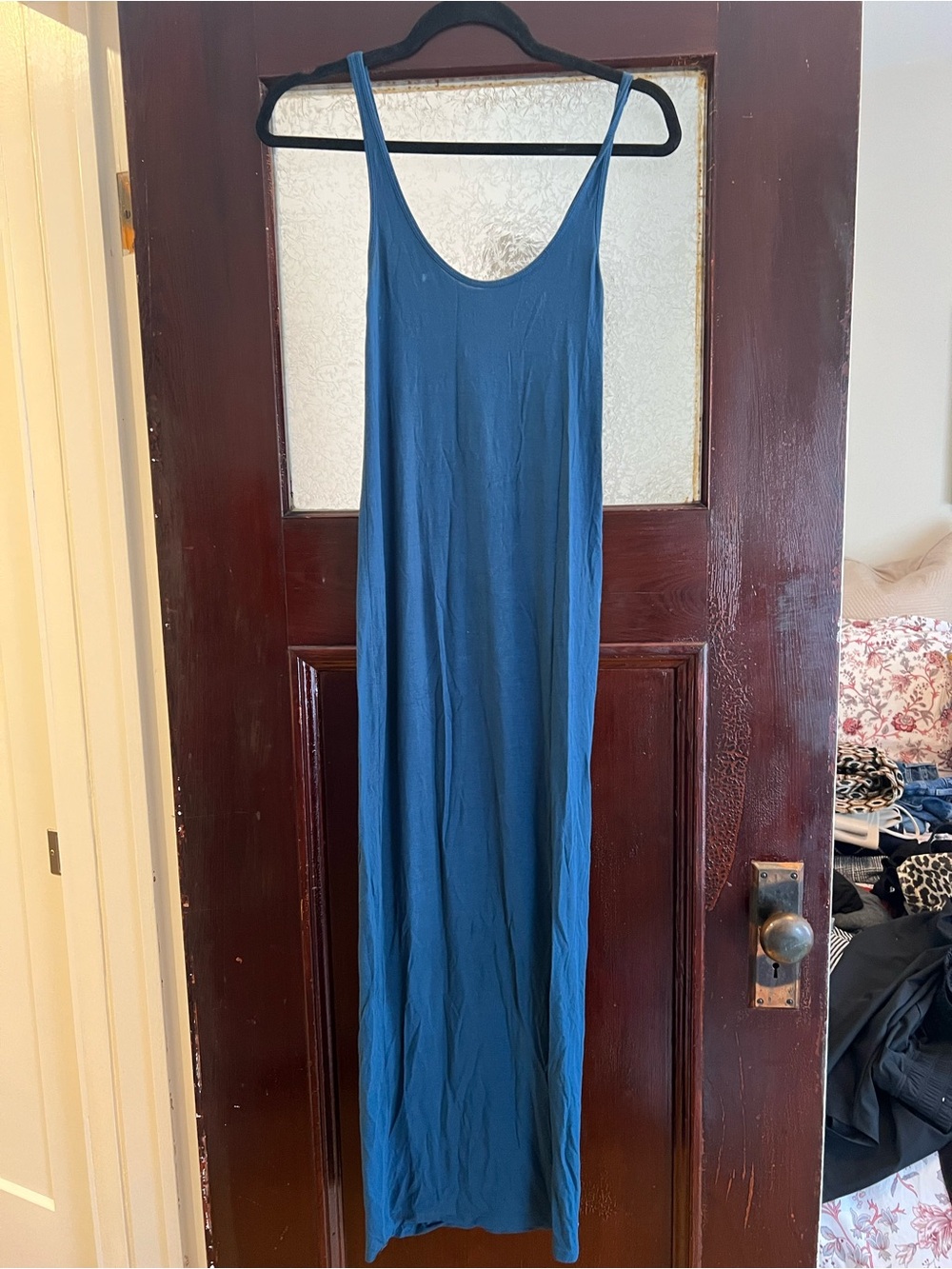 4 Sleeveless midi Dresses - modal and spandex blend, jersey, fitted